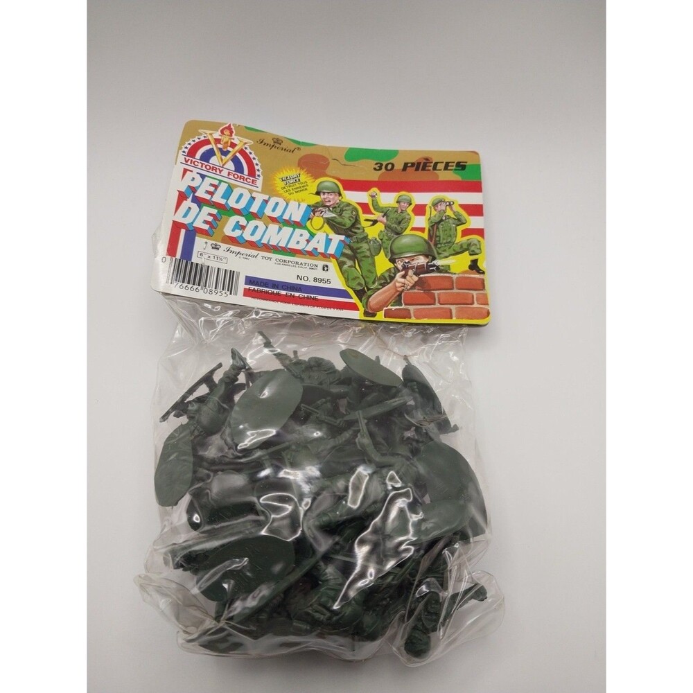 Army Men 30 Figures Imperial Victory Force Combat Squad Imperial Toys 1987